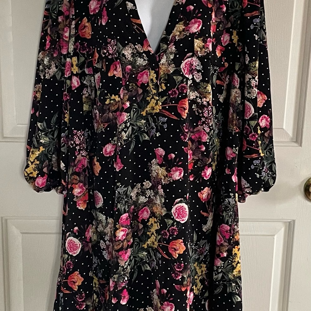 Floral V-Neck Dress